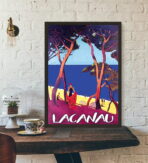 poster lacanau vintage 2