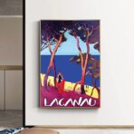 poster vintage lacanau