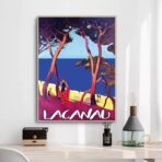 poster lacanau vintage 2