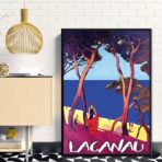 poster vintage lacanau