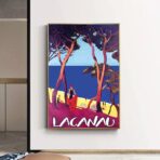 poster lacanau vintage 2