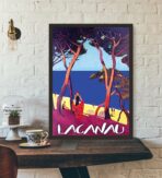 poster vintage lacanau