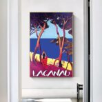 poster lacanau vintage 2