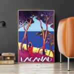 poster vintage lacanau