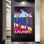 poster lacanau vintage 2