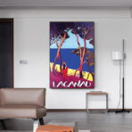 poster vintage lacanau