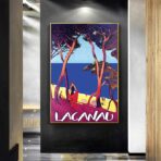 poster vintage lacanau