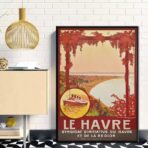 poster vintage le havre