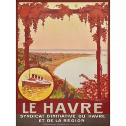 poster vintage le havre