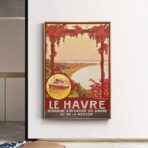 poster vintage le havre