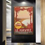 poster vintage le havre