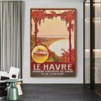 poster vintage le havre