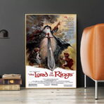 poster vintage del signore degli anelli