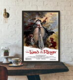 poster vintage del signore degli anelli