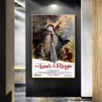 poster vintage del signore degli anelli