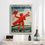 poster vintage le touquet