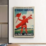poster vintage le touquet