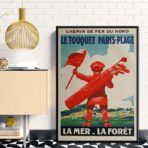 poster vintage le touquet
