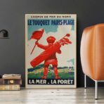 poster vintage le touquet