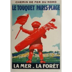 poster vintage le touquet