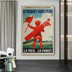 poster vintage le touquet