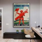 poster vintage le touquet