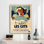 poster vintage les gets