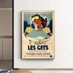 poster vintage les gets