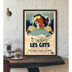 poster vintage les gets