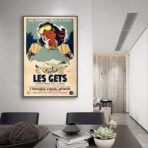 poster vintage les gets