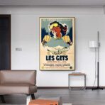 poster vintage les gets