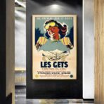 poster vintage les gets