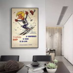 poster vintage les joineries