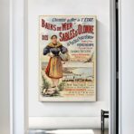 poster vintage les sables dolonne