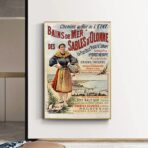 poster vintage les sables dolonne