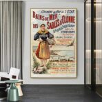 poster vintage les sables dolonne