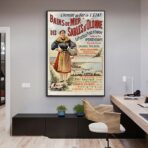 poster vintage les sables dolonne