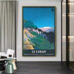 poster vintage libano