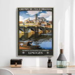 poster vintage limoges
