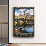 poster vintage limoges