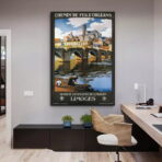 poster vintage limoges