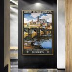poster vintage limoges