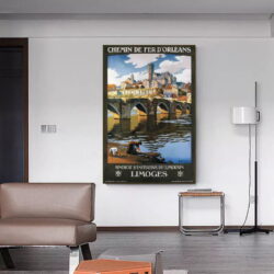 poster vintage limoges