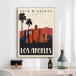 poster vintage los angeles
