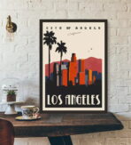 poster vintage los angeles