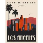 poster vintage los angeles