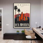 poster vintage los angeles