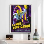 poster vintage del lupo mannaro