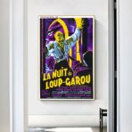 poster vintage del lupo mannaro