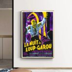 poster vintage del lupo mannaro